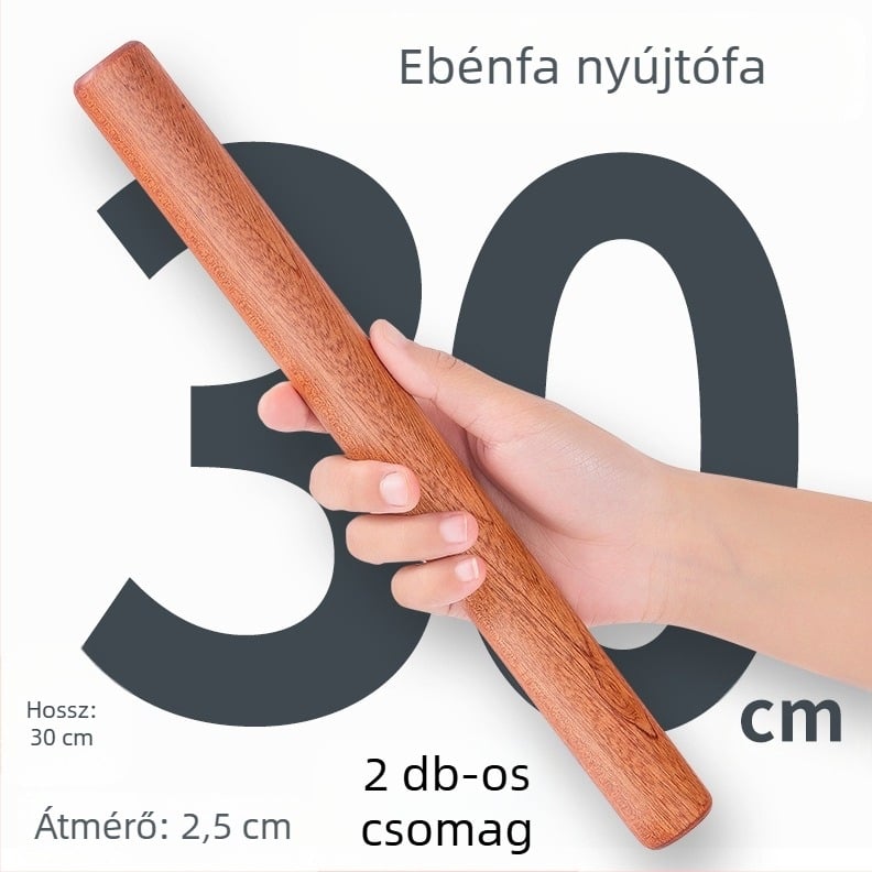 Tömörfa sodrófa, meghosszabbított gombócbőr, speciális sütőhenger, rúdnyomócsap, sodrófa, háztartási tészta