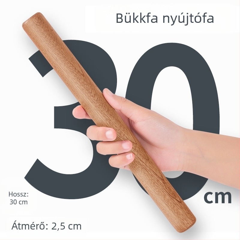 Tömörfa sodrófa, meghosszabbított gombócbőr, speciális sütőhenger, rúdnyomócsap, sodrófa, háztartási tészta