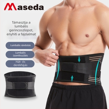 Védőöv légáteresztő fitnesz sport erőnléti felszerelés edzés férfi futás súlyemelés guggolás kemény húzás női deréktámasz