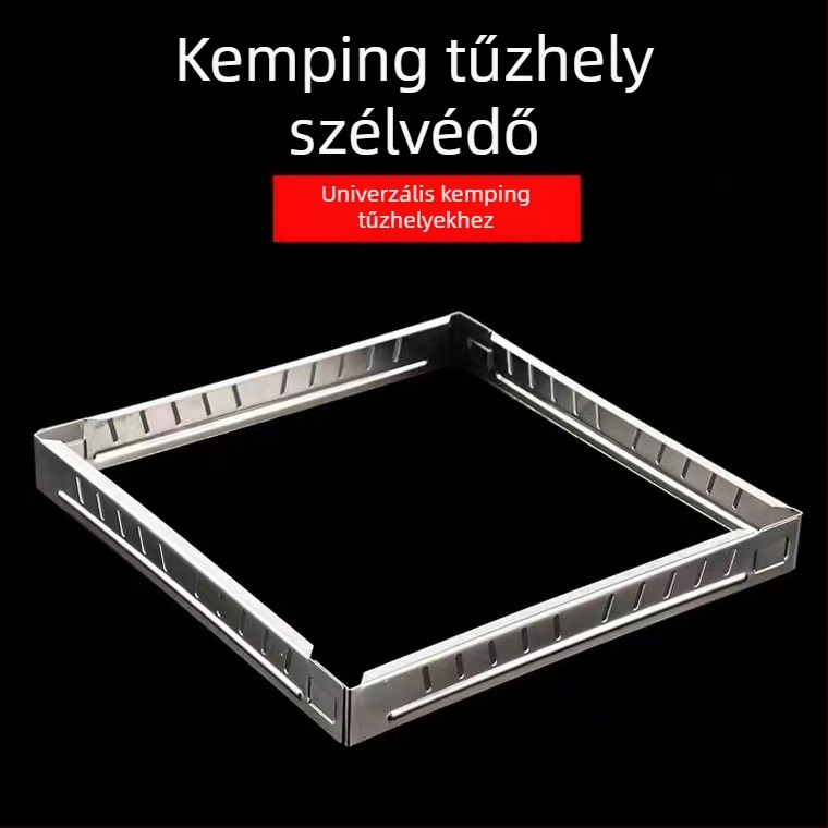 Szélvédő kültéri kazettás tűzhely szélvédő szélvédő szélálló gyűrűs tűzhely burkolat gáztűzhely kempingezés összecsukható kempingezés
