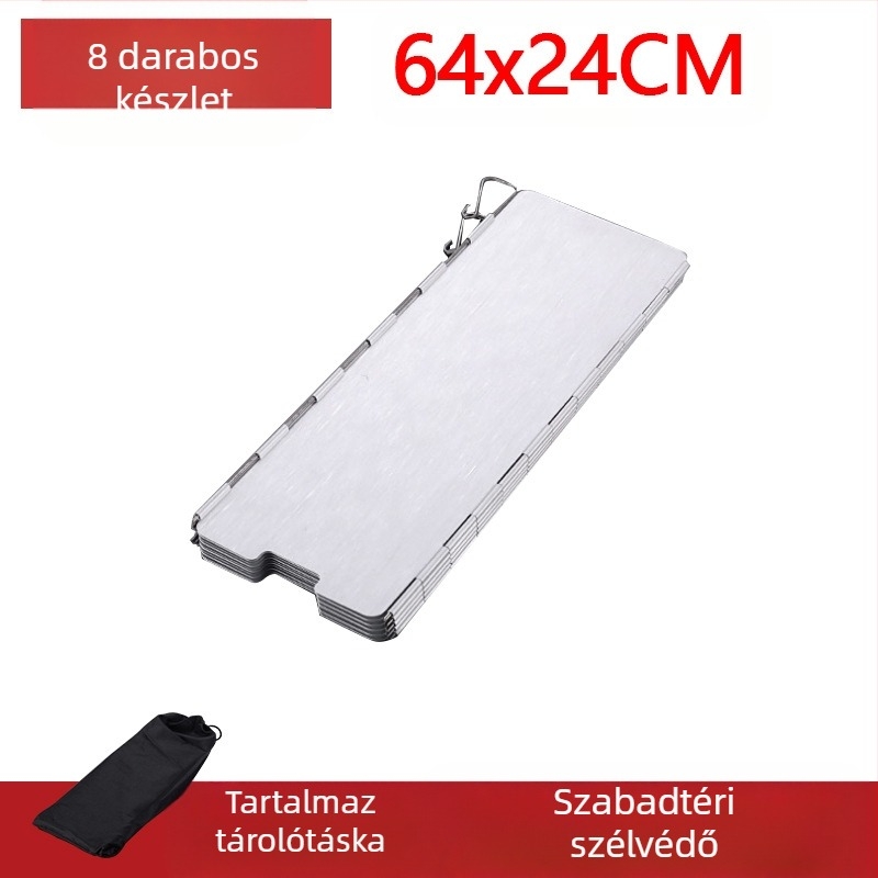 Szélvédő kültéri kazettás tűzhely szélvédő szélvédő szélálló gyűrűs tűzhely burkolat gáztűzhely kempingezés összecsukható kempingezés