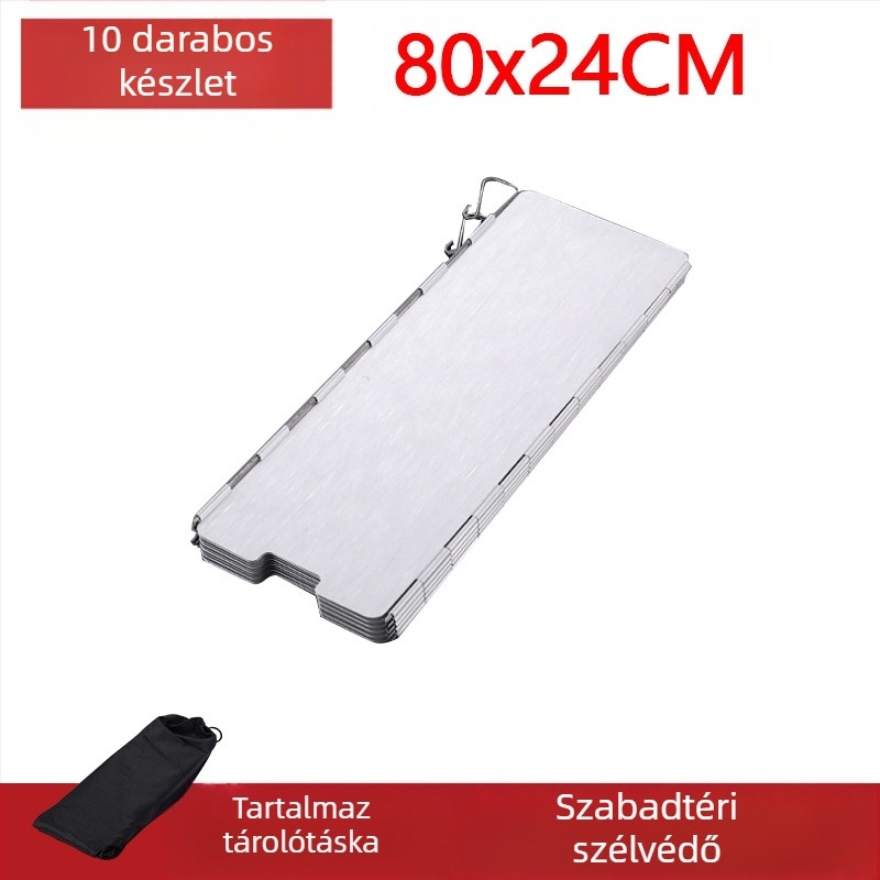 Szélvédő kültéri kazettás tűzhely szélvédő szélvédő szélálló gyűrűs tűzhely burkolat gáztűzhely kempingezés összecsukható kempingezés