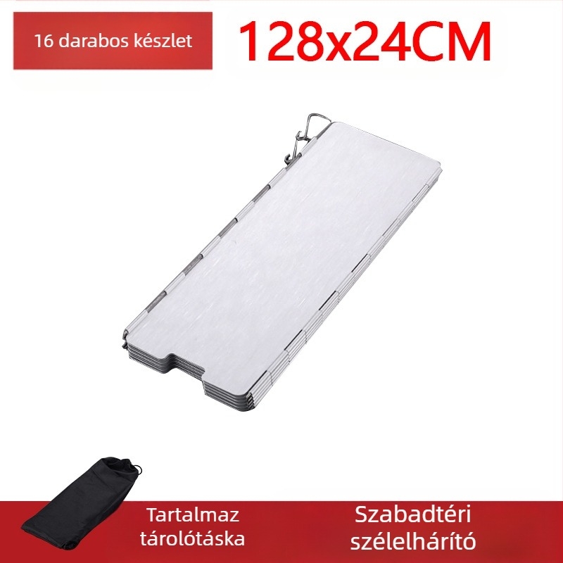 Szélvédő kültéri kazettás tűzhely szélvédő szélvédő szélálló gyűrűs tűzhely burkolat gáztűzhely kempingezés összecsukható kempingezés