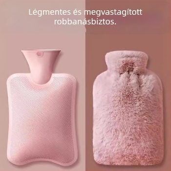 Plüss melegvizes zacskó víztöltéssel, meleg hassal, melegvizes zacskó víztöltéssel, aranyos rajzfilm meleg ágy, meleg derék, robbanásbiztos pvc, meleg kezek