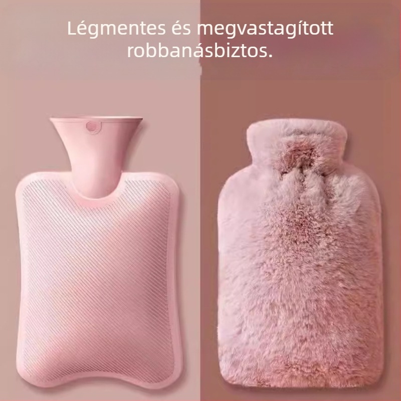 Plüss melegvizes zacskó víztöltéssel, meleg hassal, melegvizes zacskó víztöltéssel, aranyos rajzfilm meleg ágy, meleg derék, robbanásbiztos pvc, meleg kezek