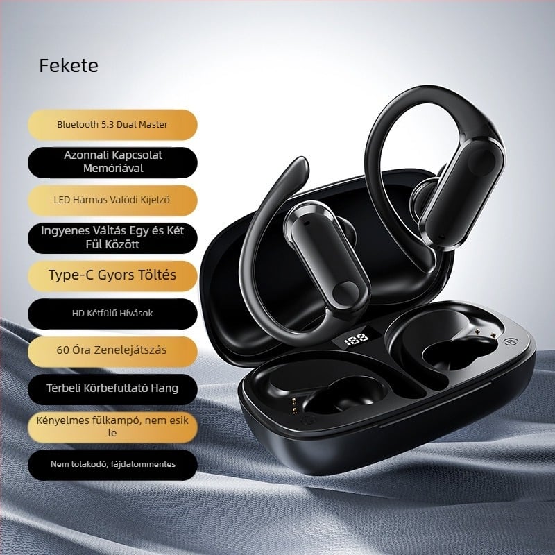 Yf-8 Külkereskedelmi Határokon Átnyúló TWS Fülre Akasszható Bluetooth Fejhallgató, Vezeték Nélküli, Nem Fülbe Akasszható, Kétfüles Sport Futóműködés Hosszú Akkumulátor Élettartam