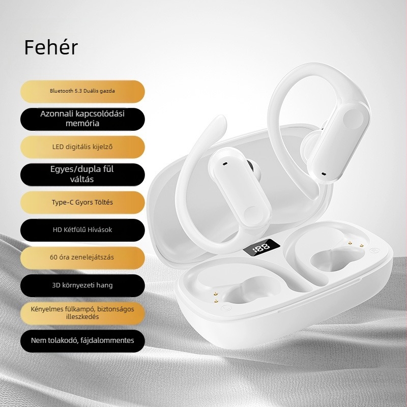 Yf-8 Külkereskedelmi Határokon Átnyúló TWS Fülre Akasszható Bluetooth Fejhallgató, Vezeték Nélküli, Nem Fülbe Akasszható, Kétfüles Sport Futóműködés Hosszú Akkumulátor Élettartam