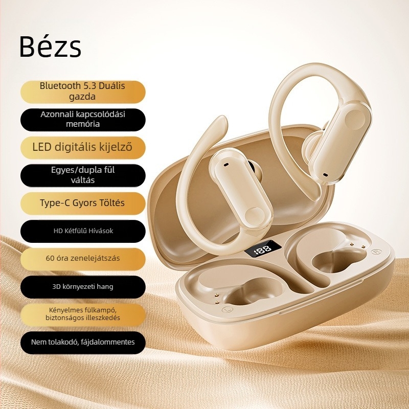 Yf-8 Külkereskedelmi Határokon Átnyúló TWS Fülre Akasszható Bluetooth Fejhallgató, Vezeték Nélküli, Nem Fülbe Akasszható, Kétfüles Sport Futóműködés Hosszú Akkumulátor Élettartam