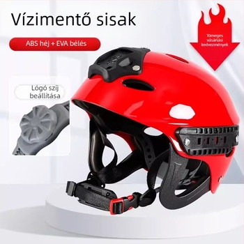 Sodródó tűz életmentő víz sisak víz vészhelyzet teljesen körülvett sisak ütközésgátló lélegző állítható sisak