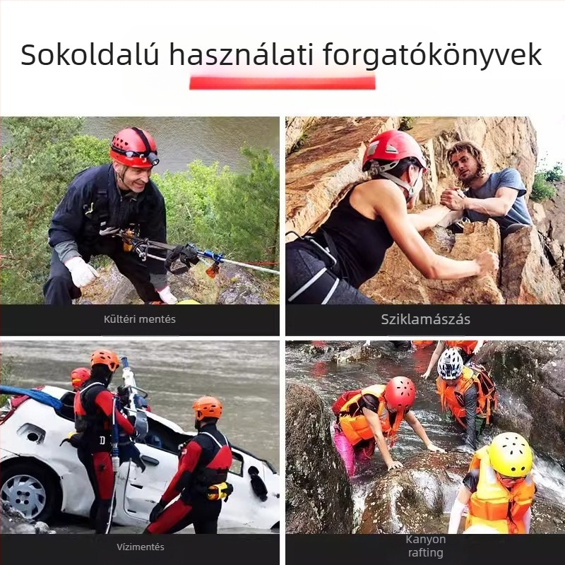 Sodródó tűz életmentő víz sisak víz vészhelyzet teljesen körülvett sisak ütközésgátló lélegző állítható sisak