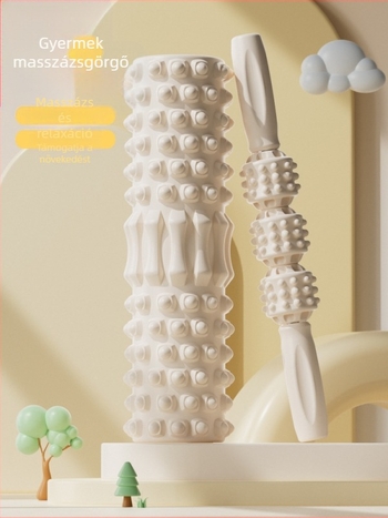 Gyermek masszázspálca jóga oszlop habszár szülő-gyermek jóga relaxációs láb nem hosszú, magas farkasfogú botgörgős masszírozó