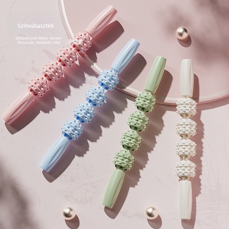 Gyermek masszázspálca jóga oszlop habszár szülő-gyermek jóga relaxációs láb nem hosszú, magas farkasfogú botgörgős masszírozó