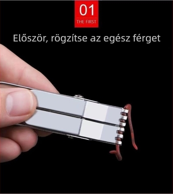 gilisztaklipsz piros giliszta horog eszköz élő kukac gyors csali eszköz kis kiegészítők horgászfelszerelés hagyományos horgászat horgászfelszerelések