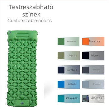 Gyári helyszíni felfújható szőnyeg kültéri automatikus felfújható ágy kemping kemping láb felfújható alvószőnyeg nedvességálló szőnyeg sátor
