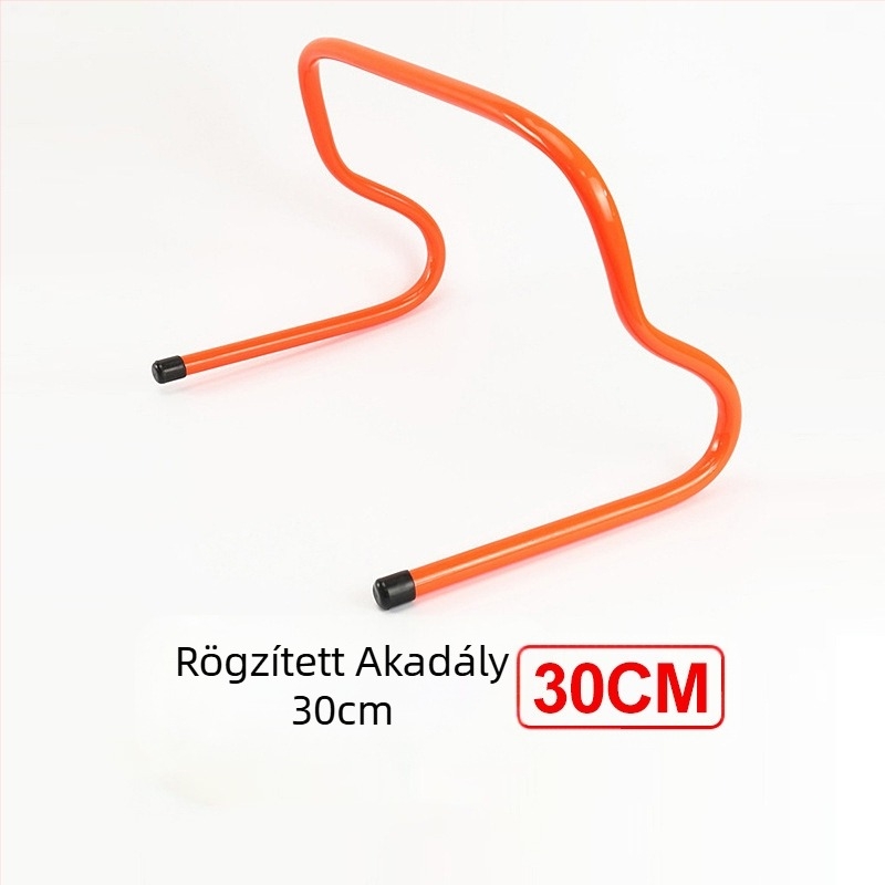 Futball edzőtábla, vödör, akadálybója, érzékelő rendszer, edzőfagylalt tubus, parkoló, közlekedési tábla, rúd, érzékeny létra, korong