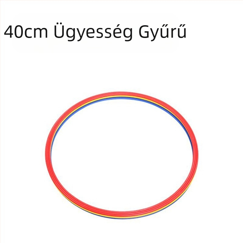 Futball edzőtábla, vödör, akadálybója, érzékelő rendszer, edzőfagylalt tubus, parkoló, közlekedési tábla, rúd, érzékeny létra, korong