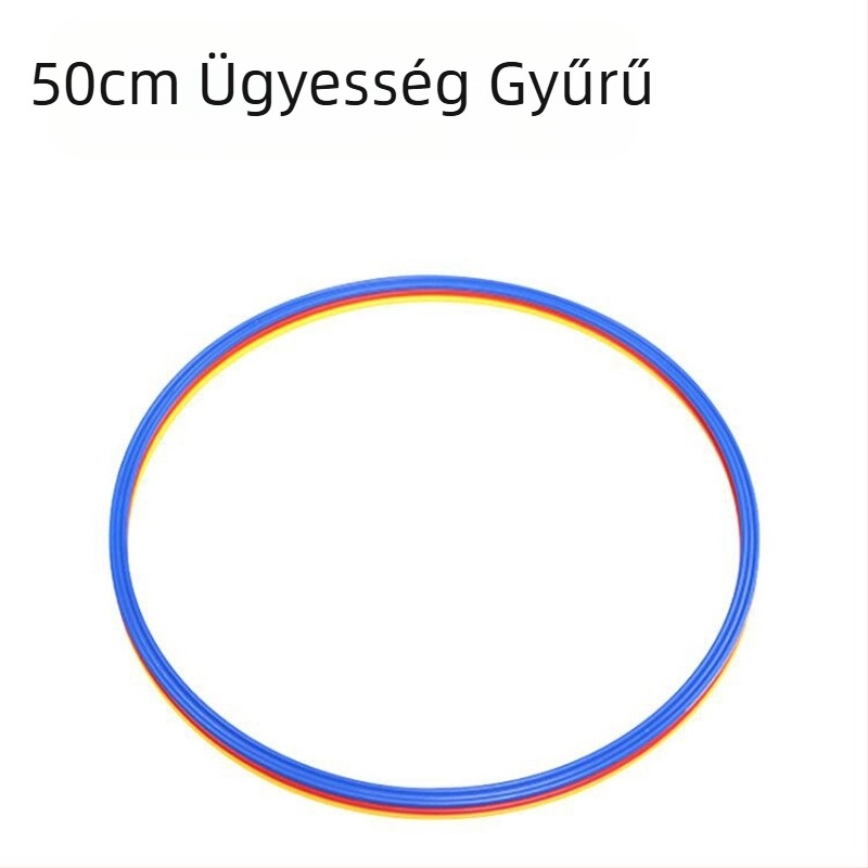 Futball edzőtábla, vödör, akadálybója, érzékelő rendszer, edzőfagylalt tubus, parkoló, közlekedési tábla, rúd, érzékeny létra, korong