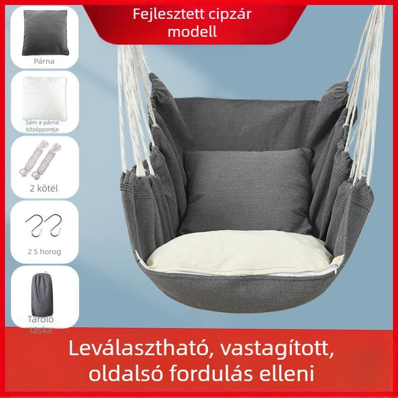 Függőszék főiskolai kollégiumi függőágyhoz hintaszék gyerek bölcső diákkollégium lusta személynek keresztbe tett lábú művészi szék