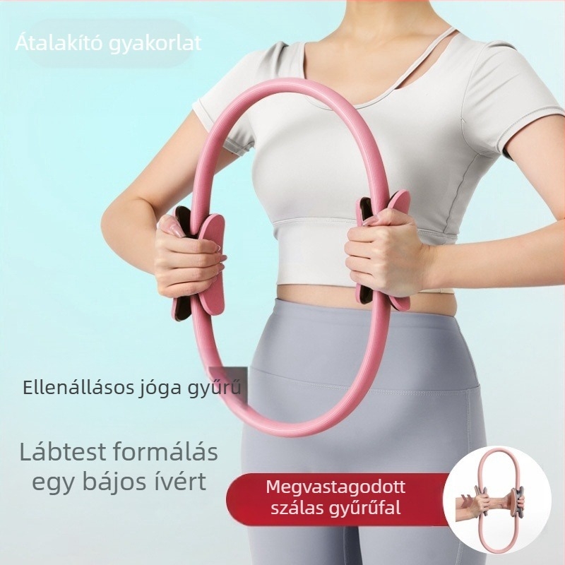 Jóga Pilates Ellenállásgyűrű Mágikus formázó Derék Szépségápolási Műtárgy Vékony Lábak Csípőemelés Fitnesz Hasi Gyűrű Mag Edzőeszközök