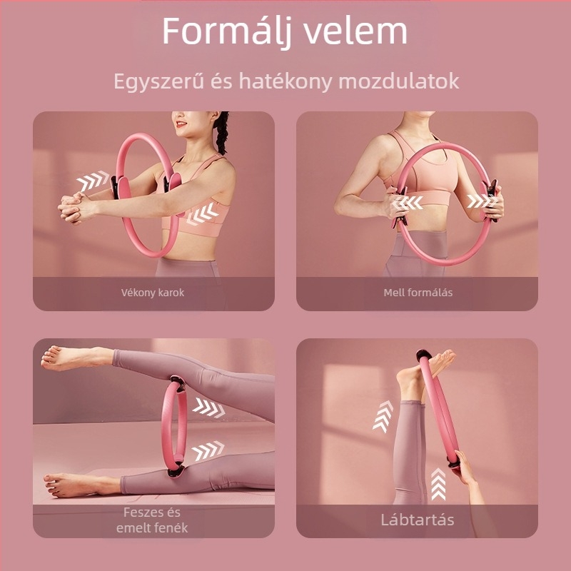 Jóga Pilates Ellenállásgyűrű Mágikus formázó Derék Szépségápolási Műtárgy Vékony Lábak Csípőemelés Fitnesz Hasi Gyűrű Mag Edzőeszközök