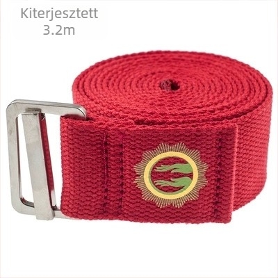 Jóga nyújtóöv 2,5 m-es meghosszabbított, szélesített, vastagított cinkötvözetből készült minőségi jógakötél segédnyújtó eszköz