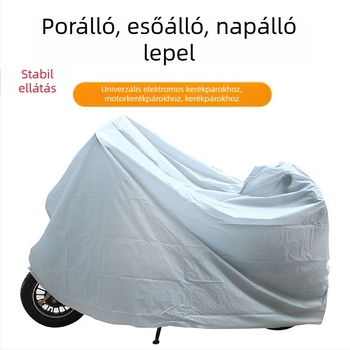 PEVA egyrétegű autóhuzat elektromos kerékpárhoz, porálló, esőálló és napálló ruházat elektromos kerékpárhoz