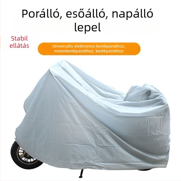 PEVA egyrétegű autóhuzat elektromos kerékpárhoz, porálló, esőálló és napálló ruházat elektromos kerékpárhoz