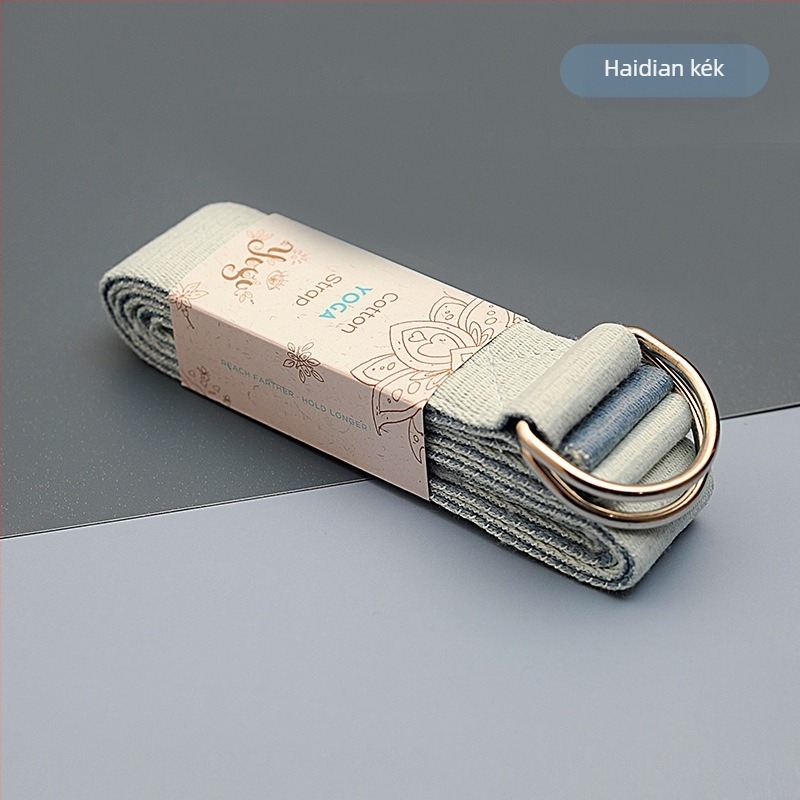 Kétszínű Iyengar jóga nyújtóöv, feszítőöv, jógakötél, jóga segédeszközök