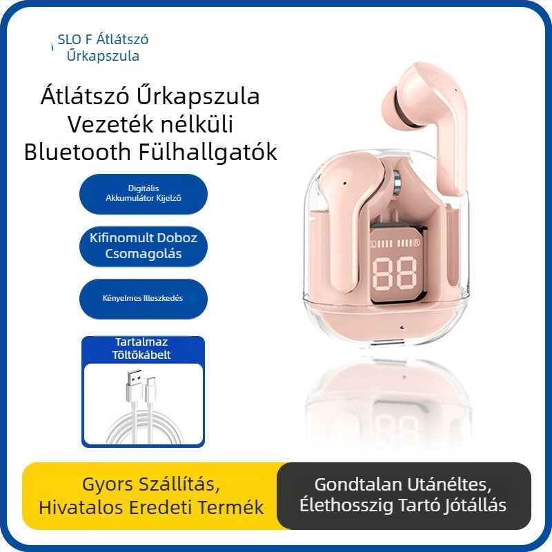 Saino vezeték nélküli Bluetooth headset, amely alkalmas 16Promax Apple 15Pro Huawei Oppo Xiaomi Type-C töltésre