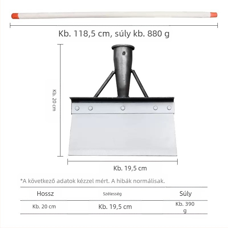 Háztartási mezőgazdasági kaparás csirke sertés szarvasmarha juh szar lapát állati trágya tisztító lapát kültéri épület takarítás lapát tenyésztés hóeltakarítás