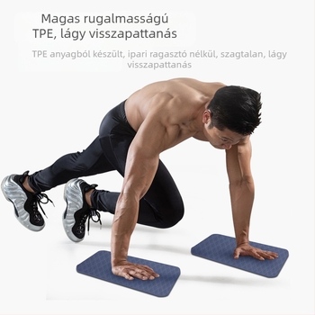 Jógaszőnyeg Téglalap alakú lapos támasztószőnyeg Könyökvédő Hordozható sport jógaszőnyeg TPE jógaszőnyeg Térdvédő