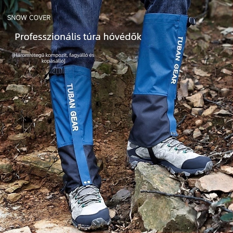 Tuban hótakaró kültéri túrázási cipővédő, hegymászáshoz, vízálló, esőálló lábvédő fiúknak és lányoknak sivatagi homok elleni védelemhez