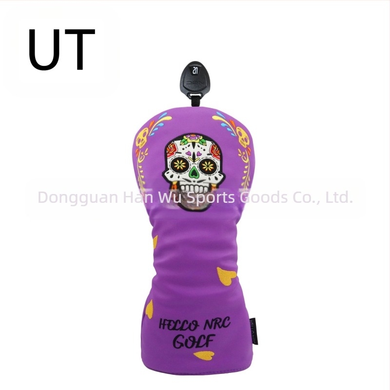 Új gyártók nagykereskedelmi határokon átnyúló e-kereskedelem golfütő-takaró rúdtakaró fa rúdöltöny koponya tolórúd-takaró