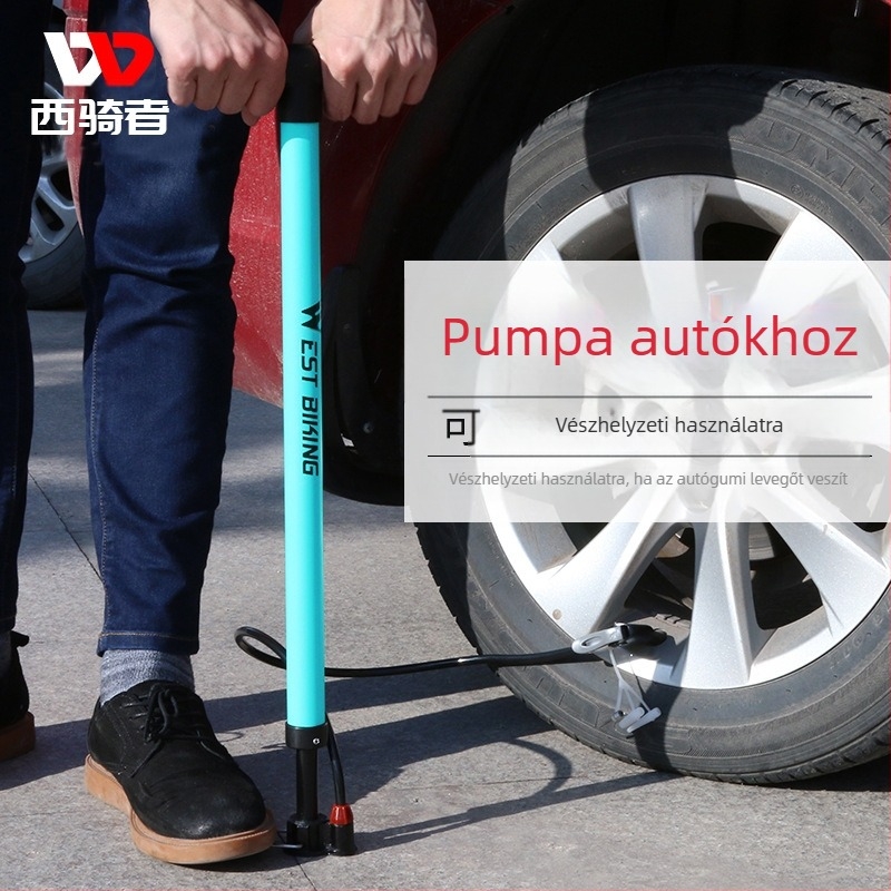 West Rider nagynyomású pumpa hegyi kerékpár otthoni hordozható autó kosárlabda akkumulátor autó motorkerékpár pumpa