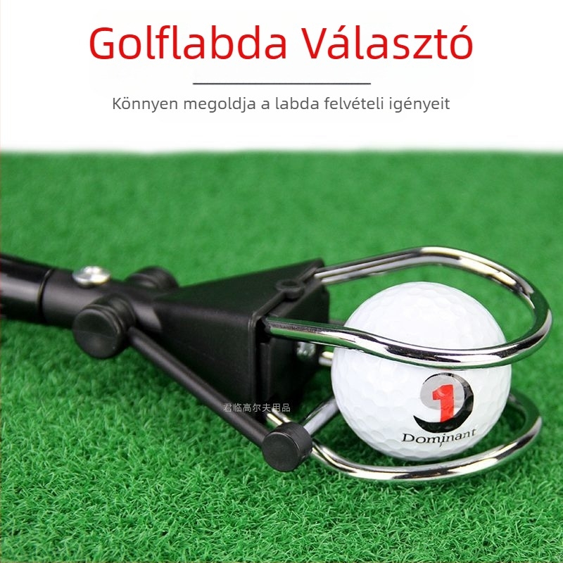 Golflabda-szedő labdaszedő ötrészes behúzható labdaszedő alumíniumötvözet tengely golfpálya kellékek kiegészítők 3 szín