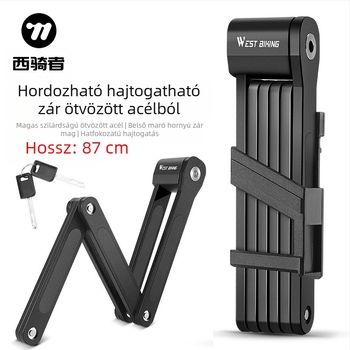 West rider lovaglás hegyi kerékpár zár kerékpár összecsukható zár közúti autó zár motorkerékpár elektromos autó zár lopásgátló zárberendezés