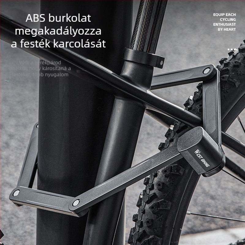 West rider lovaglás hegyi kerékpár zár kerékpár összecsukható zár közúti autó zár motorkerékpár elektromos autó zár lopásgátló zárberendezés