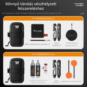 West Rider kerékpár önzáró hátsó táska hegyi országúti kerékpár nyeregtáska vízálló táska párna hordozható szerszámtároló táska