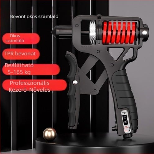 Professzionális, nagy súlyú, állítható markolat, professzionális ujj-kar izomedző, számoló markolat