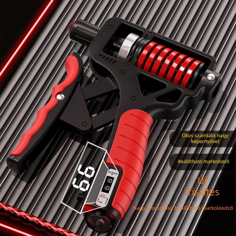 Professzionális, nagy súlyú, állítható markolat, professzionális ujj-kar izomedző, számoló markolat