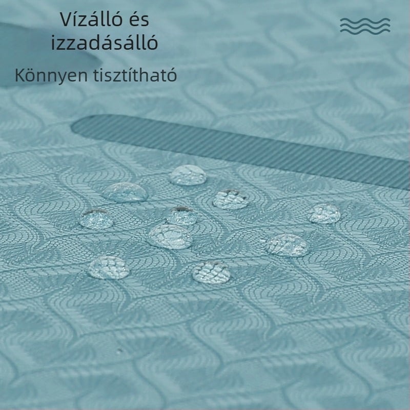 Jógaszőnyeg Ingyenes Szállítás TPE Szélesített 80cm Kezdő Csúszásmentes Fitnesz Jóga Otthoni 0.6mm Jógaszőnyeg