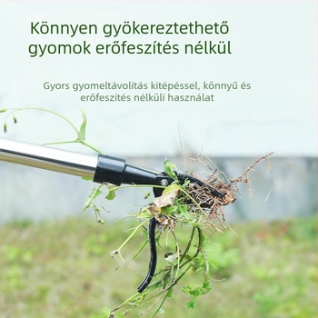Amazon új szalmalehúzó talpas lépcsőmentes hajlítható gyomhorog otthoni kertészkedéshez gyom- és gyökereztető lapát függőleges gyomlehúzó