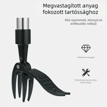Amazon új szalmalehúzó talpas lépcsőmentes hajlítható gyomhorog otthoni kertészkedéshez gyom- és gyökereztető lapát függőleges gyomlehúzó