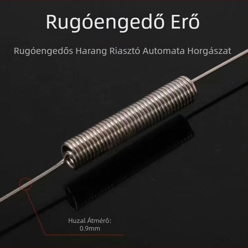 Rozsdamentes acél csengő riasztó tengeri bot sanda bot dobóbot klip riasztóval automatikus offline halcsengő emlékeztető