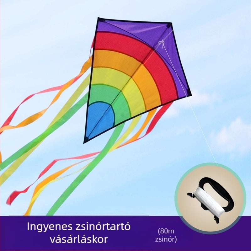 Határokon átnyúló új termék, testreszabott sárkány, Amazon, legkelendőbb, többfarkú íves rombuszos gyermek sárkány, Weifang, sárkány nagykereskedelem