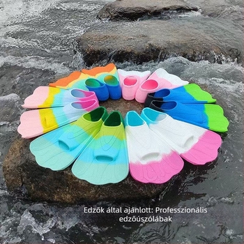 Szilikon úszóbékalábak freestyle békacipők búvárkodáshoz speciális rövid békalábak férfi és női kacsalábbékacipők nagykereskedelem