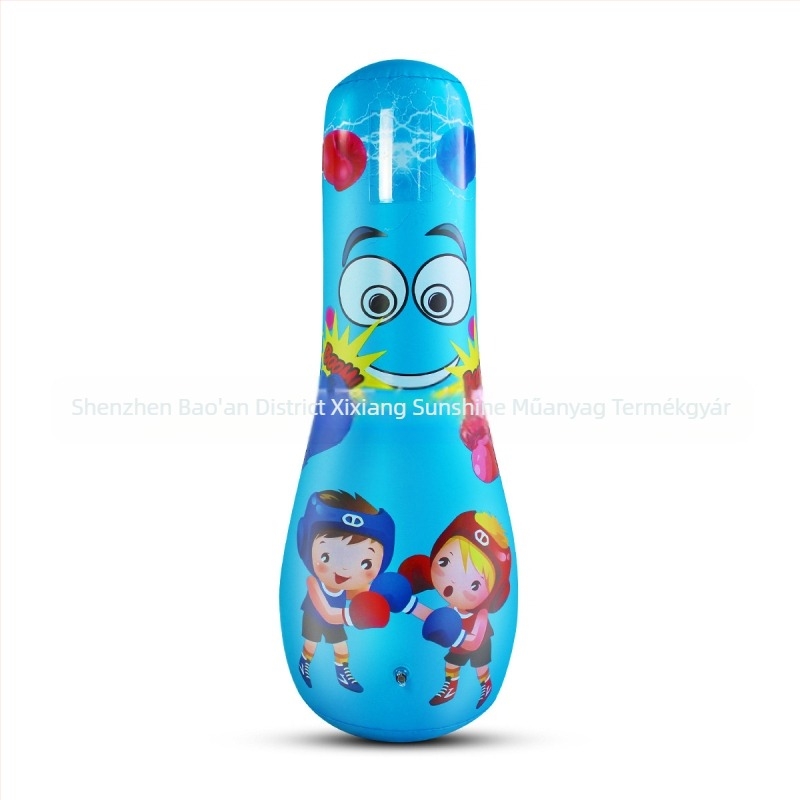 PVC felfújható ütőoszlop gyerekeknek, buborékütő játék, felfújható emberi fal akadály kellékek, boxzsák homokzsák