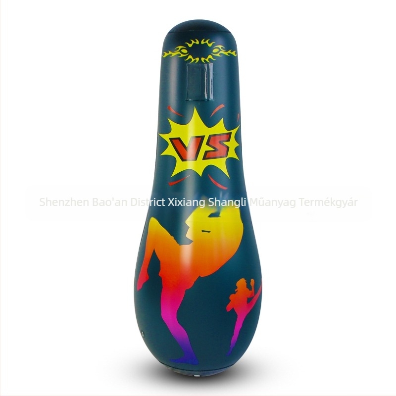 PVC felfújható ütőoszlop gyerekeknek, buborékütő játék, felfújható emberi fal akadály kellékek, boxzsák homokzsák