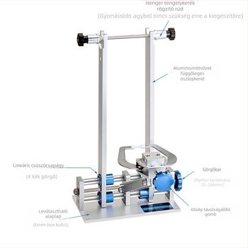 TOOPRE kerékpárgyűrű-állító asztal Hegyikerékpár kerékgyűrű-javító asztal Kerékszett-korrekció Vázgyűrű-állító Vázgyűrű-szerszám