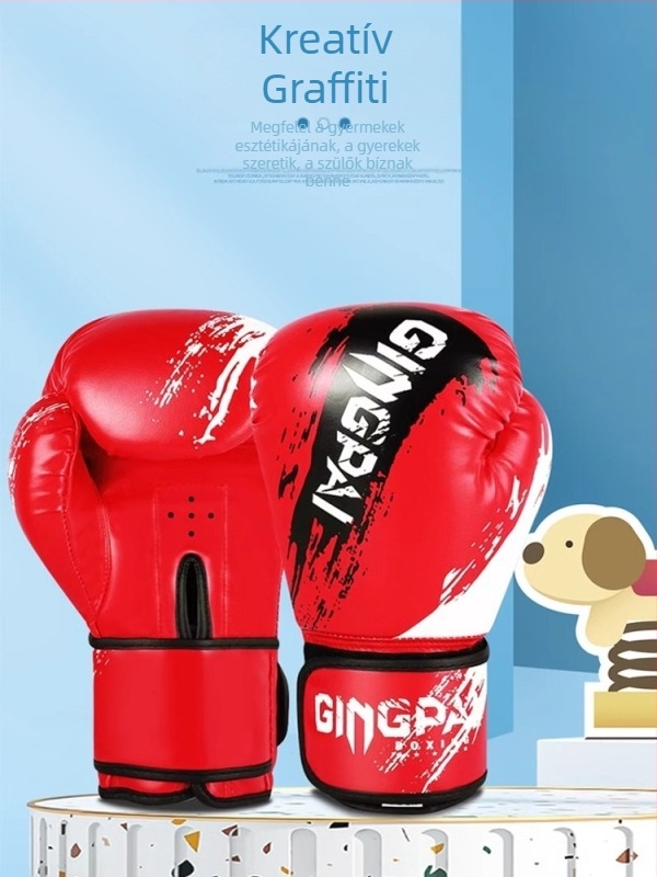 Gyermek bokszkesztyűk fiúknak és lányoknak bokszkesztyűk felnőtt szülő-gyermek interakció homokzsákos edzőruha fitnesz otthonra